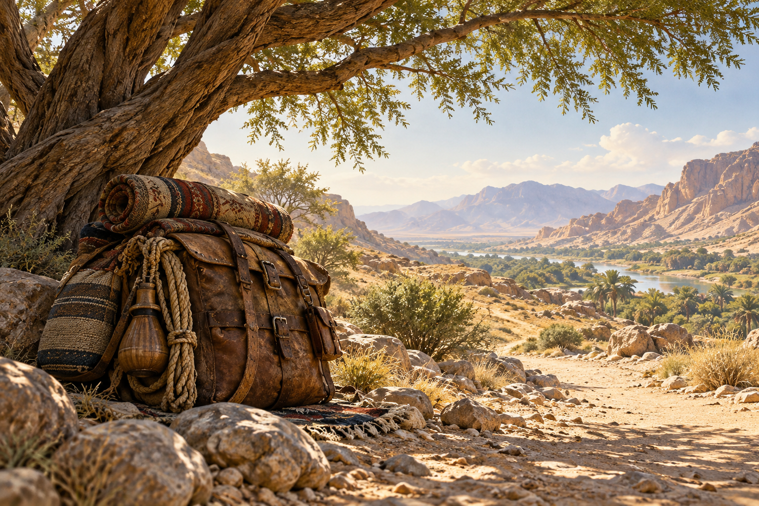 AI-created metaphor for relief from a burden; no particular person or event is depicted.